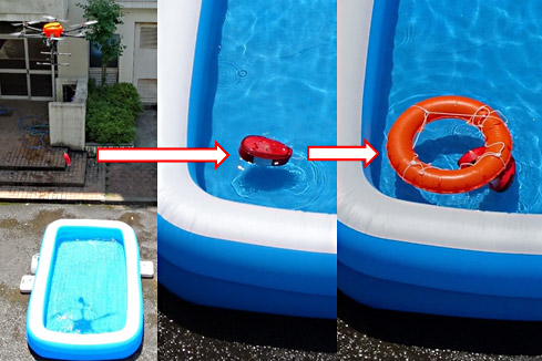 水難救助活動の様子