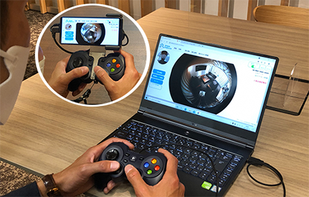 殺菌灯搭載ロボットSR-UVC Model-A（株式会社アウトソーシングテクノロジー（旧　株式会社スマートロボティクス））