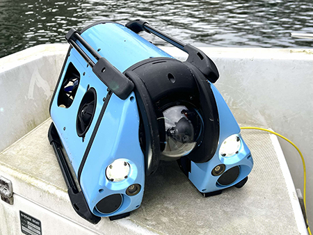 水中ドローン型ダム調査ロボットシステム(株式会社キュー・アイ)