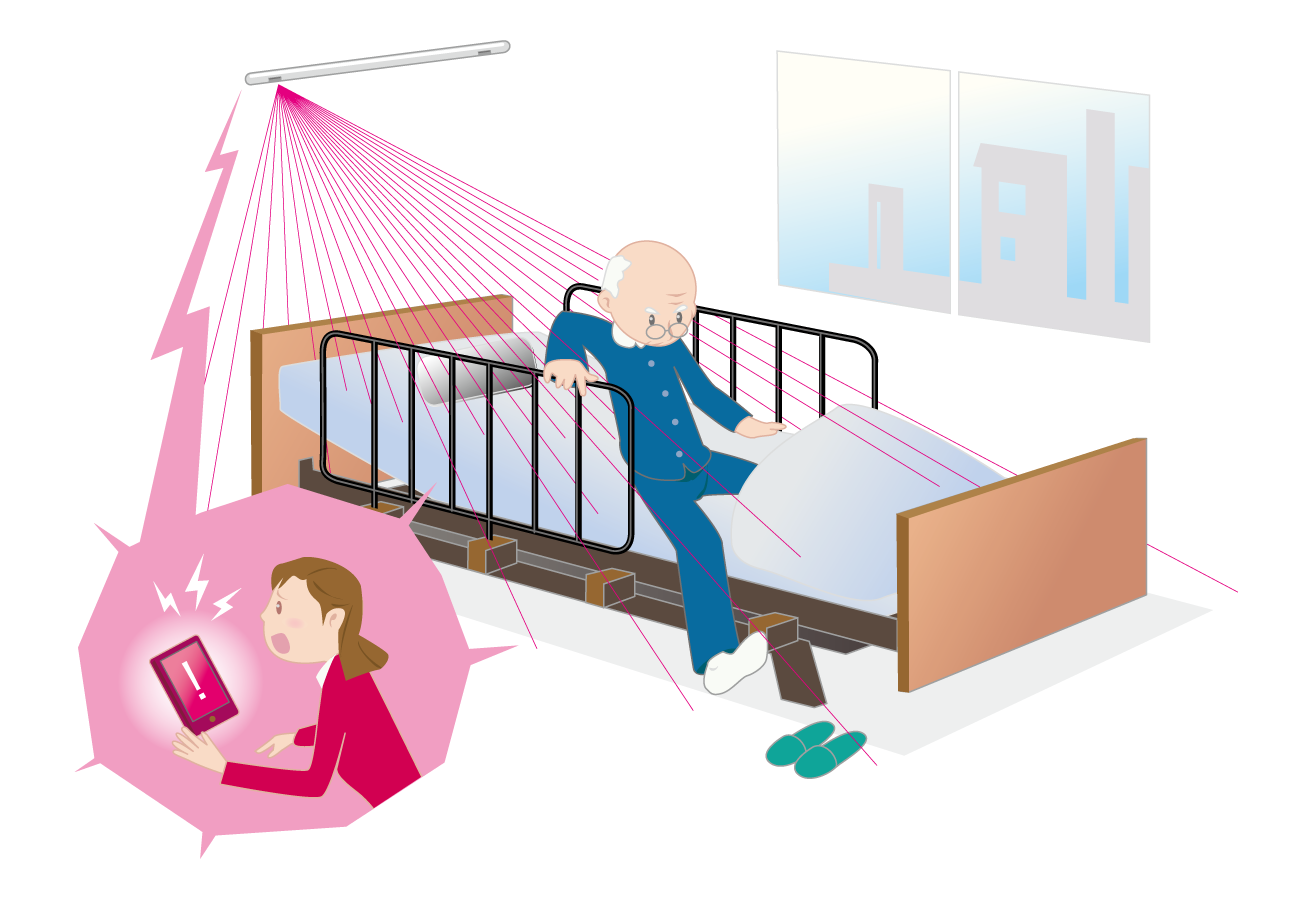 非接触・無拘束ベッド見守りシステム ＯＷＬＳＩＧＨＴ